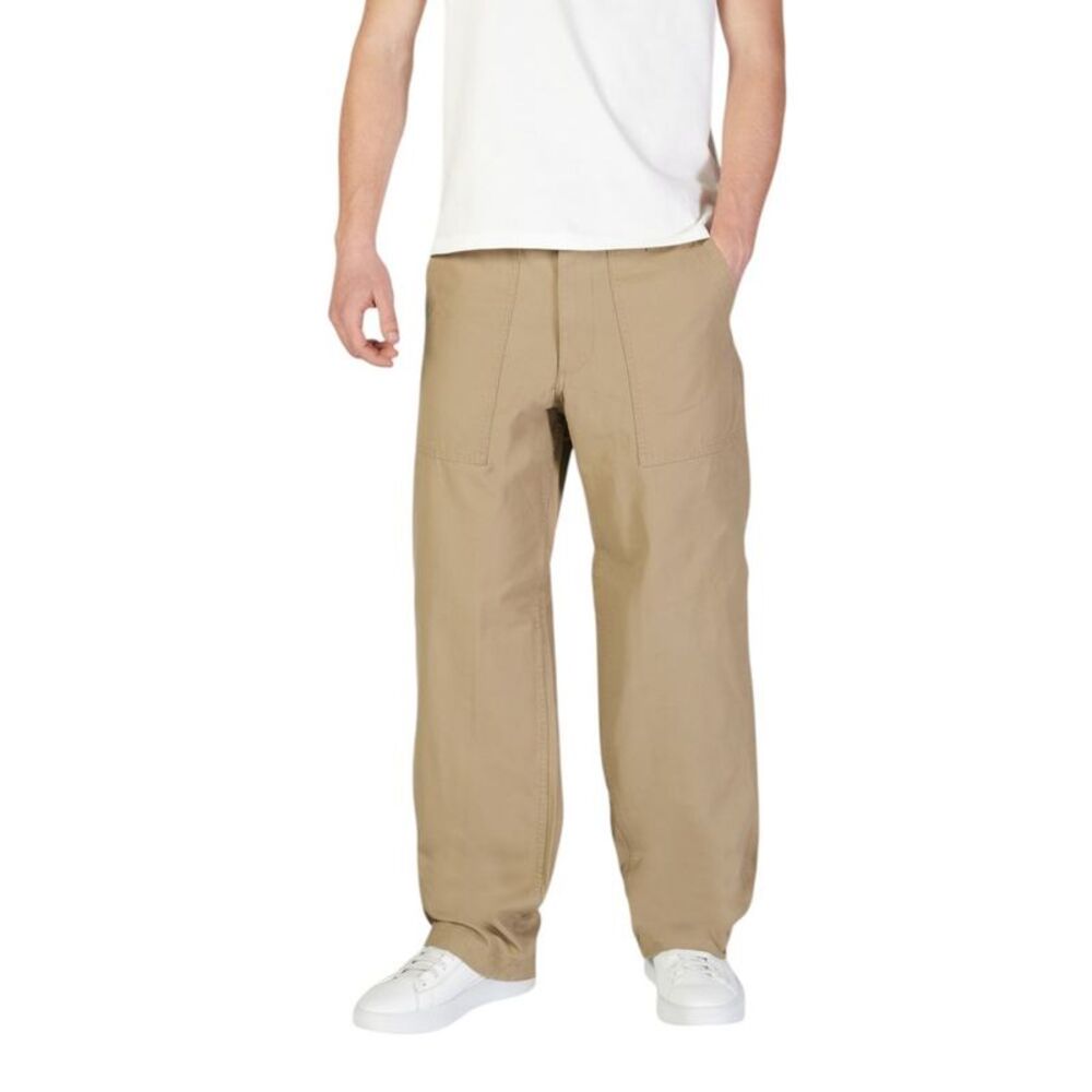Jack Jones Beige Cotton Casual Men's Pants